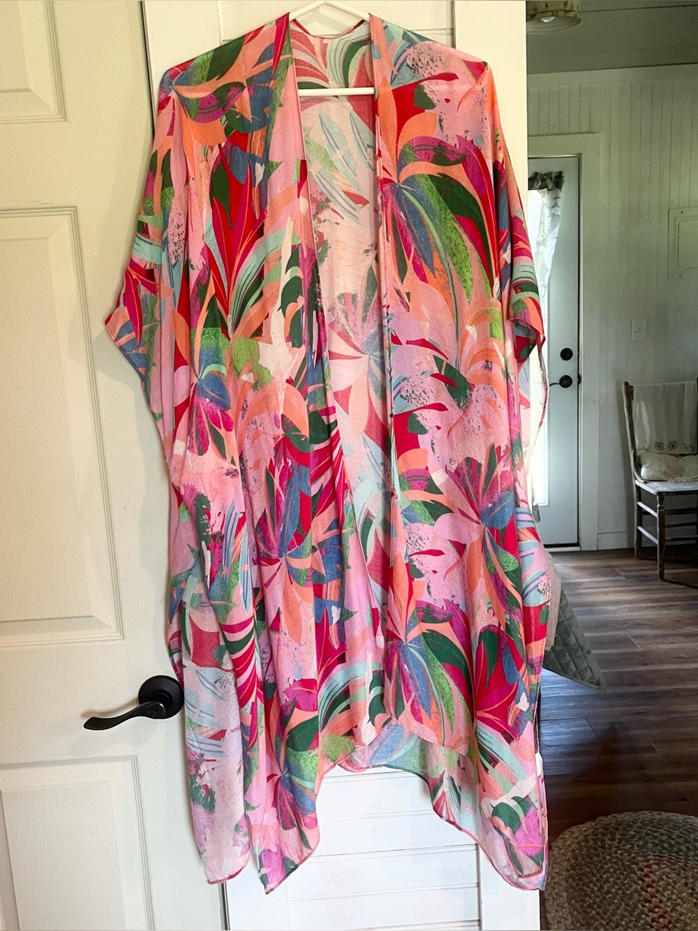 Colorful Printed Lightweight Kimono. Worn one time!
